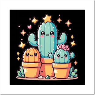 Cute Cactus Posters and Art